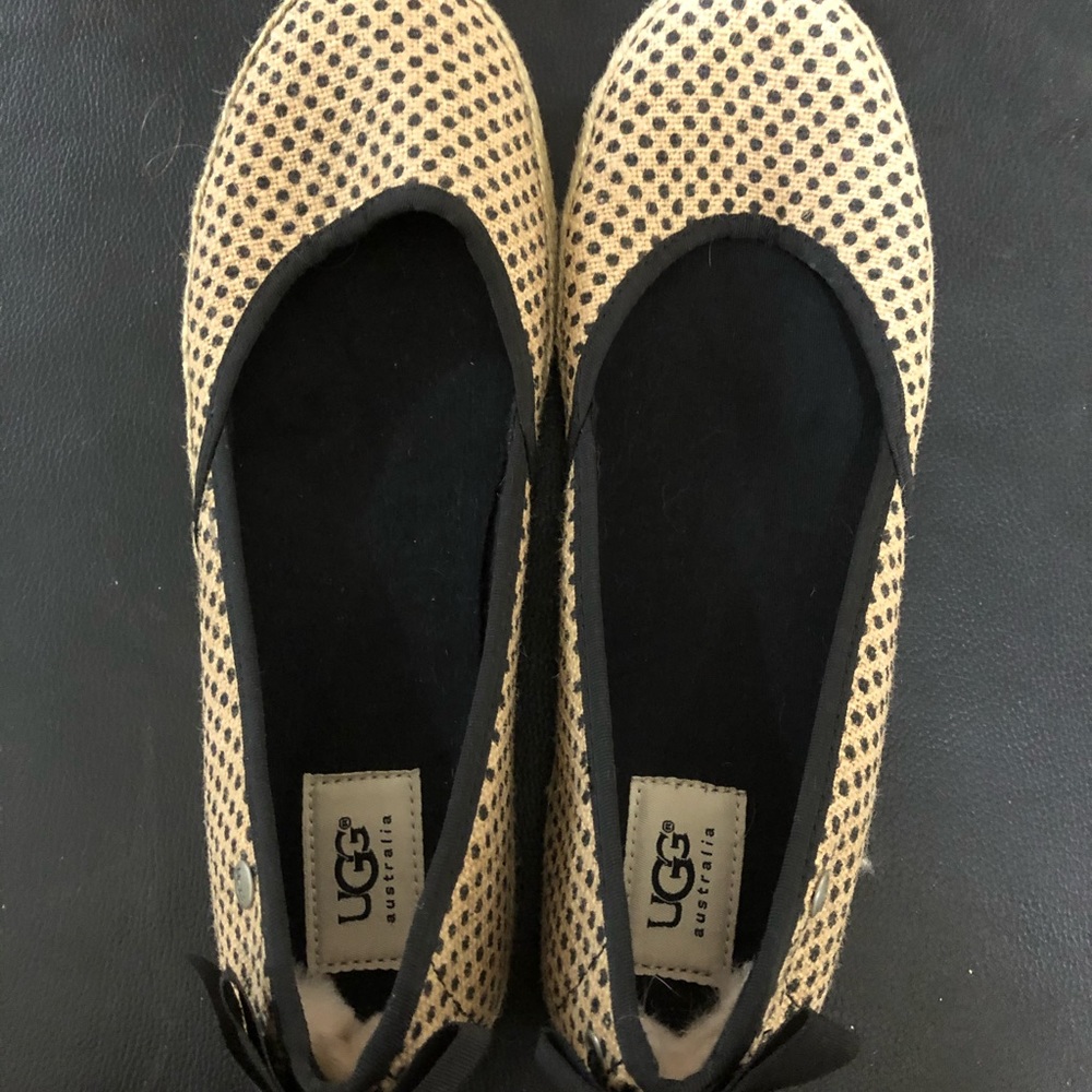 UGG Indah burlap flats